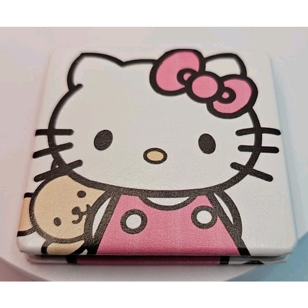 Hello Kitty Compact Mirror for Purses Pocket Travel Makeup 2.75" x 2.5"